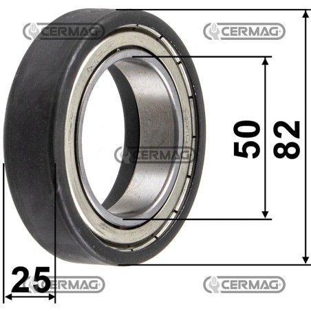 Cuscinetto reggispinta - Cambio Dimensioni 50x82x26 mm 15807