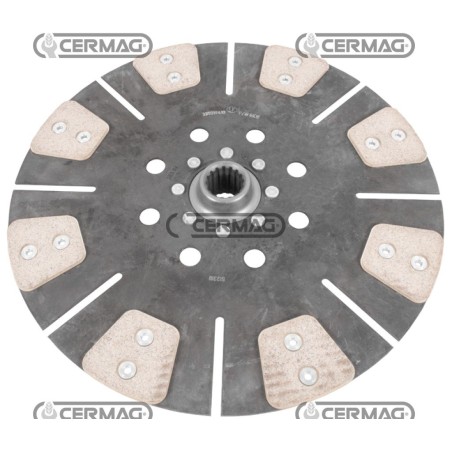 Disco de embrague rígido PDF de 8 aspas Diámetro 350 mm Perfil 30x27 - Z.16 15910 LUK | NewgardenAgri.com