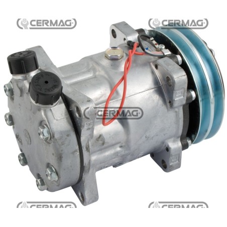 Compressore ECO per gas R134 Tensione 12 V Puleggia 2 x 132 mm 05003 | NewgardenAgri.com