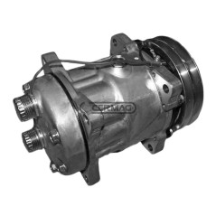 Compressore ECO per gas R134 Tensione 12 V Puleggia 2 x 132 mm 05252 | NewgardenAgri.com