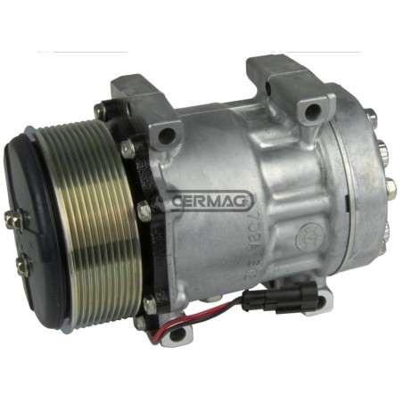 Compressore SANDEN per gas R134 Tensione 12 V Puleggia 10 x 119 mm 05373