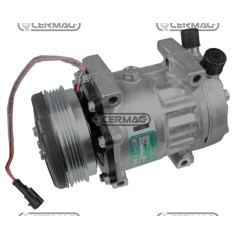 SANDEN Kompressor für R134a-Gas, Spannung 12 V, Riemenscheibe 4 x 112 mm, 05392 | NewgardenAgri.com