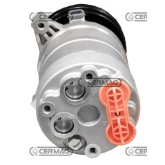 Compressore HARRISON/SANDEN per gas R134 Tensione 12 V Puleggia 1 x 132 mm 05393