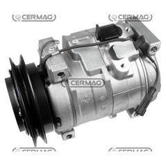 Compressore DENSO per gas R134 Tensione 12 V Puleggia 1 x 132 mm 05400