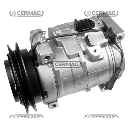 Compressore DENSO per gas R134 Tensione 12 V Puleggia 1 x 132 mm 05400