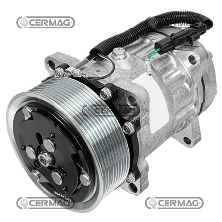 Compressore SANDEN per gas R134 Tensione 12 V Puleggia 10 x 125 mm 05446 | NewgardenAgri.com