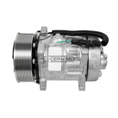 Compressore SANDEN per gas R134 Tensione 12 V Puleggia 10 x 125 mm 05446