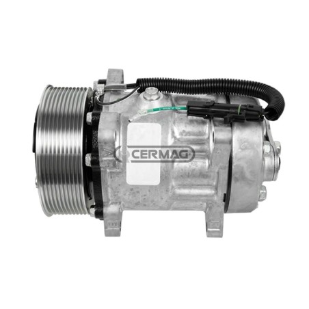 Compressore SANDEN per gas R134 Tensione 12 V Puleggia 10 x 125 mm 05446