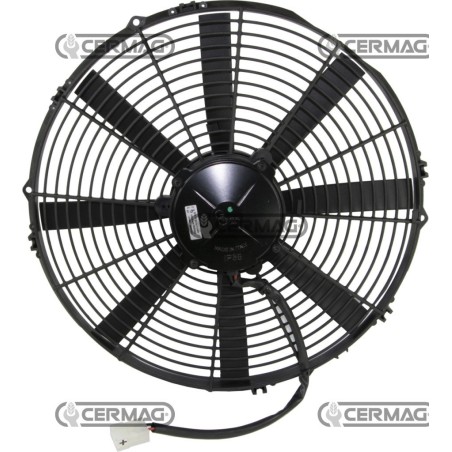 Ventilateur électrique - ASPIRATION Tension 12 V Diamètre 413 mm 05370 | NewgardenAgri.com