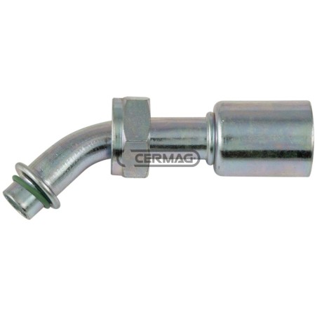 RACCORDO FEMMINA A 45° CON O.R. ED ANELLO GIREVOLE ROTOLOCK 05176 | NewgardenAgri.com