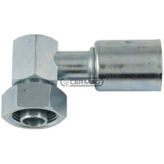 RACCORDO FEMMINA A 90° CON O.R. ED ANELLO GIREVOLE ROTOLOCK 05180 | NewgardenAgri.com