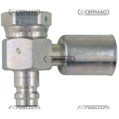 RACCORDO FEMMINA A 90° CON: O.R. - DADO GIREVOLE ROTOLOCK - VALVOLA ALTA E BASSA PRESSIONE PER R. 134 05184 | NewgardenAgri.com