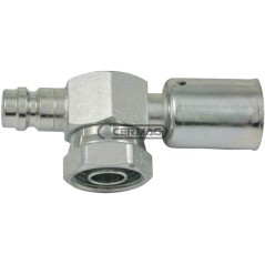 RACCORDO FEMMINA A 90° CON: O.R. - DADO GIREVOLE ROTOLOCK - VALVOLA ALTA E BASSA PRESSIONE PER R. 134 05187 | NewgardenAgri.com