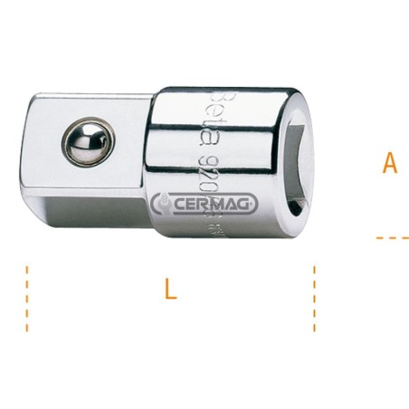 Raccordo con attacco quadro femmina da 1/2" e maschio da 3/4" 70468 BETA | NewgardenAgri.com