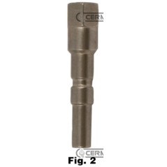 Pieza macho de acoplamiento rápido para lanzas (fig. 3) 27043 | NewgardenAgri.com