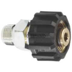Raccordo per idropulitrici Entrata Maschio 1/2" Gas Attacco Femmina M22x1,5 mm 83931 | NewgardenAgri.com