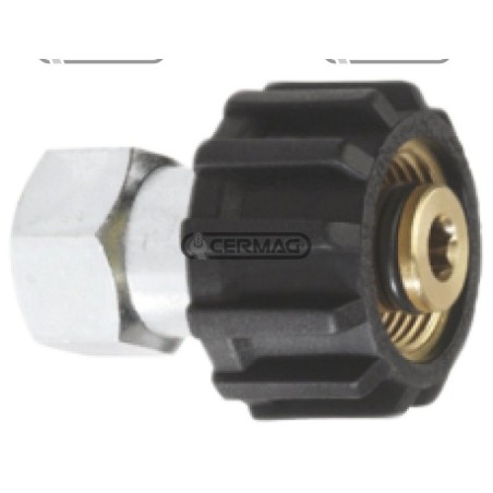 Raccordo per idropulitrici Entrata Femmina 1/4" Gas Attacco Femmina M22x1,5 mm 83932 | NewgardenAgri.com
