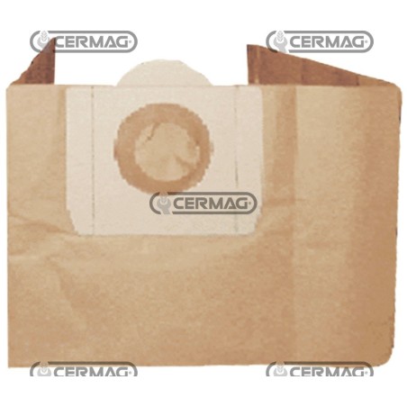 Confezione di 5 sacchetti di carta di ricambio per aspiratori 28322 ANNOVI REVERBERI | NewgardenAgri.com