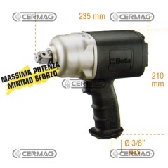 Wendeschraubendreher aus Verbundmaterial, 3/4"-Spindelaufsatz 70484 BETA | NewgardenAgri.com