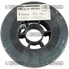 Bobina 5 kg di filo acciaio Diametro filo 0,6 mm 70526 Telwin | NewgardenAgri.com