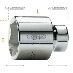 Chiave a bussola esagonale con attacco quadro 3/4" Misura 41 mm 70190 BETA | NewgardenAgri.com