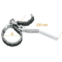 Chiave snodata a doppia catena per filtri 70429 BETA | NewgardenAgri.com