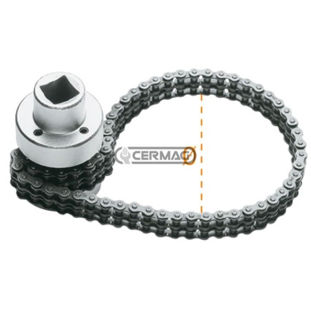 Chiave snodata a doppia catena sottile per filtri olio 70430 BETA | NewgardenAgri.com