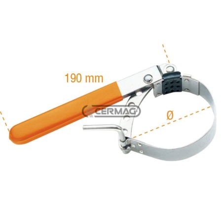 Chiave regolabile per filtri olio Diametro 60 ÷ 80 mm 70433 BETA | NewgardenAgri.com