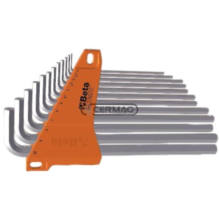 Serie da 12 chiavi maschio esagonali piegate 70215 BETA | NewgardenAgri.com