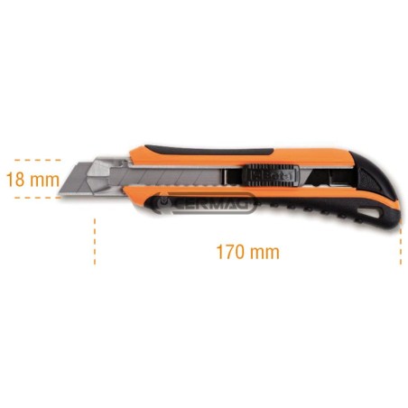 Cutter 18 mm fornito con 6 lame di ricambio 70375 BETA | NewgardenAgri.com