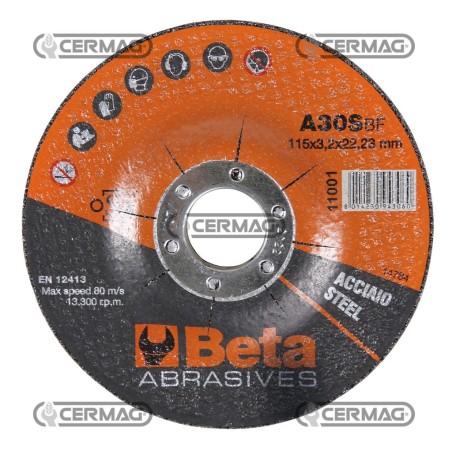 Disco da taglio per acciaio Misura 230x3.2 mm 70560 BETA | NewgardenAgri.com