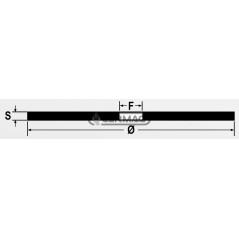 Disco da taglio per acciaio e inox Misura 115x1.6 mm 70562 BETA