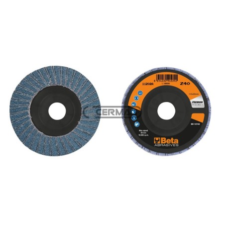 Disco a lamella doppia con tela in zirconio Misura 115 - P.40 70564 BETA | NewgardenAgri.com