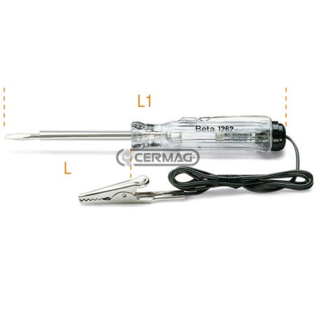Stromkreisprüfer-Schraubendreher 6–24 V SxAxL 0,5 x 3 x 44 mm 70304 BETA | NewgardenAgri.com