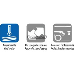 VIP REVO 613K cold water pressure washer (professional) Maximum flow rate 500 l/h 28022 ANNOVI REVERBERI