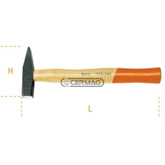 Martillo de mecánico de estilo alemán con mango de madera. Peso de la cabeza: 500 g. 70383 BETA | NewgardenAgri.com