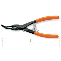 Pinza a becchi 45° per anelli elastici esterni Misure 40÷100 mm 70341 BETA | NewgardenAgri.com