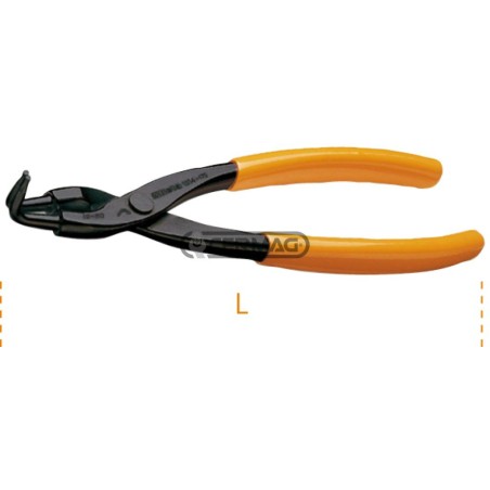 Pinza a becchi 90° per anelli elastici interni Misure 12÷25 mm 70502 BETA | NewgardenAgri.com