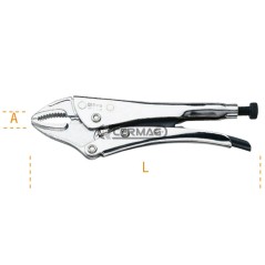 Pinza regolabile autobloccante con ganasce concave Lunghezza - L 240 mm 70314 BETA | NewgardenAgri.com