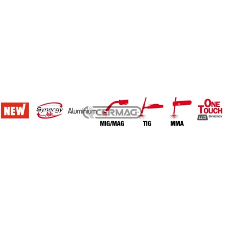Poste à souder MIG-MAG/FLUX/BRASAGE/MMA/TIG à fil DC-LIFT - TECHNOMIG 180 DUAL SYNERGIC 70512 Telwin