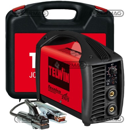 Soldadora inverter de electrodos MMA y TIG - TECNICA 211/S 70506 Telwin | NewgardenAgri.com