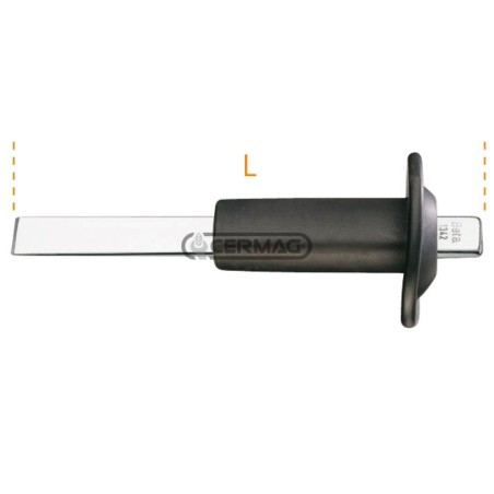 Scalpello extrapiatto con tagliente dritto e paramano 70407 BETA | NewgardenAgri.com