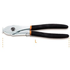 Cable cutter for insulated copper and aluminum cables with PVC handles Length - L 170 mm 70366 BETA | NewgardenAgri.com