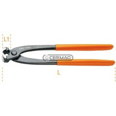 Tenaglia per cementisti manici in PVC Lunghezza - L 250 mm 70362 BETA | NewgardenAgri.com