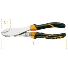 Alicates de corte diagonal de alta resistencia con mango bimaterial. Longitud: 160 mm. 70357 BETA | NewgardenAgri.com