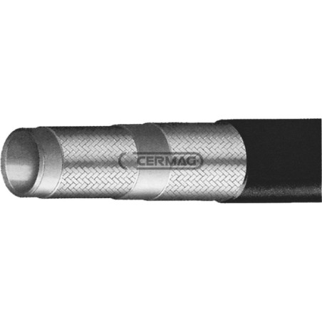 2SN-BLACK 2-Braid Pressure Washer Hose Diameter 5/16" 98055 | NewgardenAgri.com