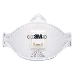 3M 76058 FFP3 Facepiece with Valve for Dust, Fibres and Toxic Fumes Protection Class | NewgardenAgri.com