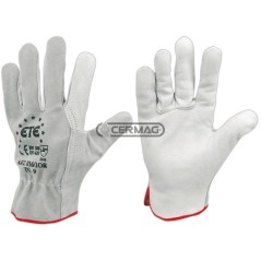 76008 GANTS EN CUIR FLEUR ET CUIR DE VEAU | NewgardenAgri.com