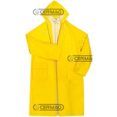 IMPERMEABILE LUNGO GIALLO BISPALMATO PVC - POLIESTERE - PVC 76070 | NewgardenAgri.com