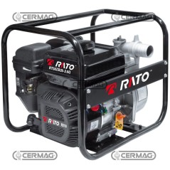Bomba de motor autocebante RT50 para agua limpia. Caudal máximo: 600 l/min. 78215 RATO | NewgardenAgri.com